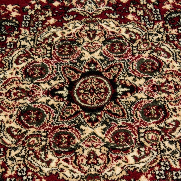 Esszimmer Kurzflor-Teppich Orientalisch Rot